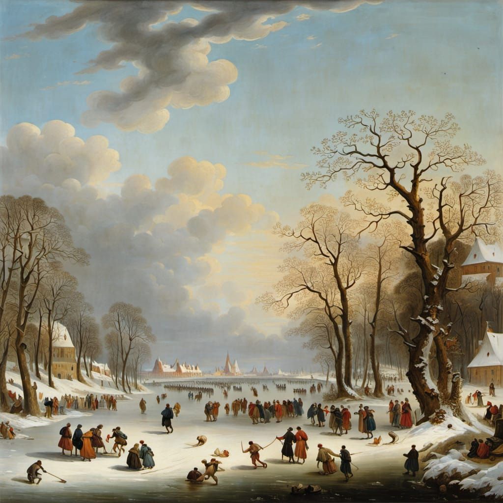 Winter pleasure on the ice