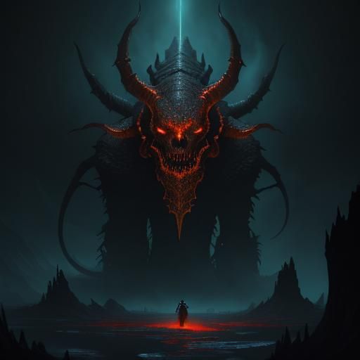 Spider-Snake Hybrid Descends into Hellish Abyss