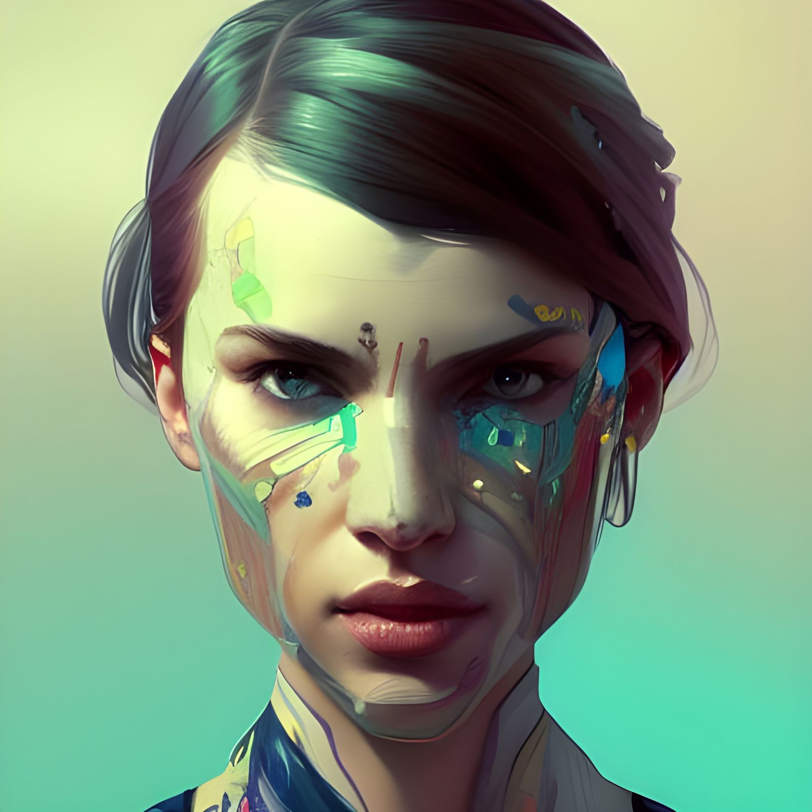 Hyperdetailed Portrait in Dynamic Lighting