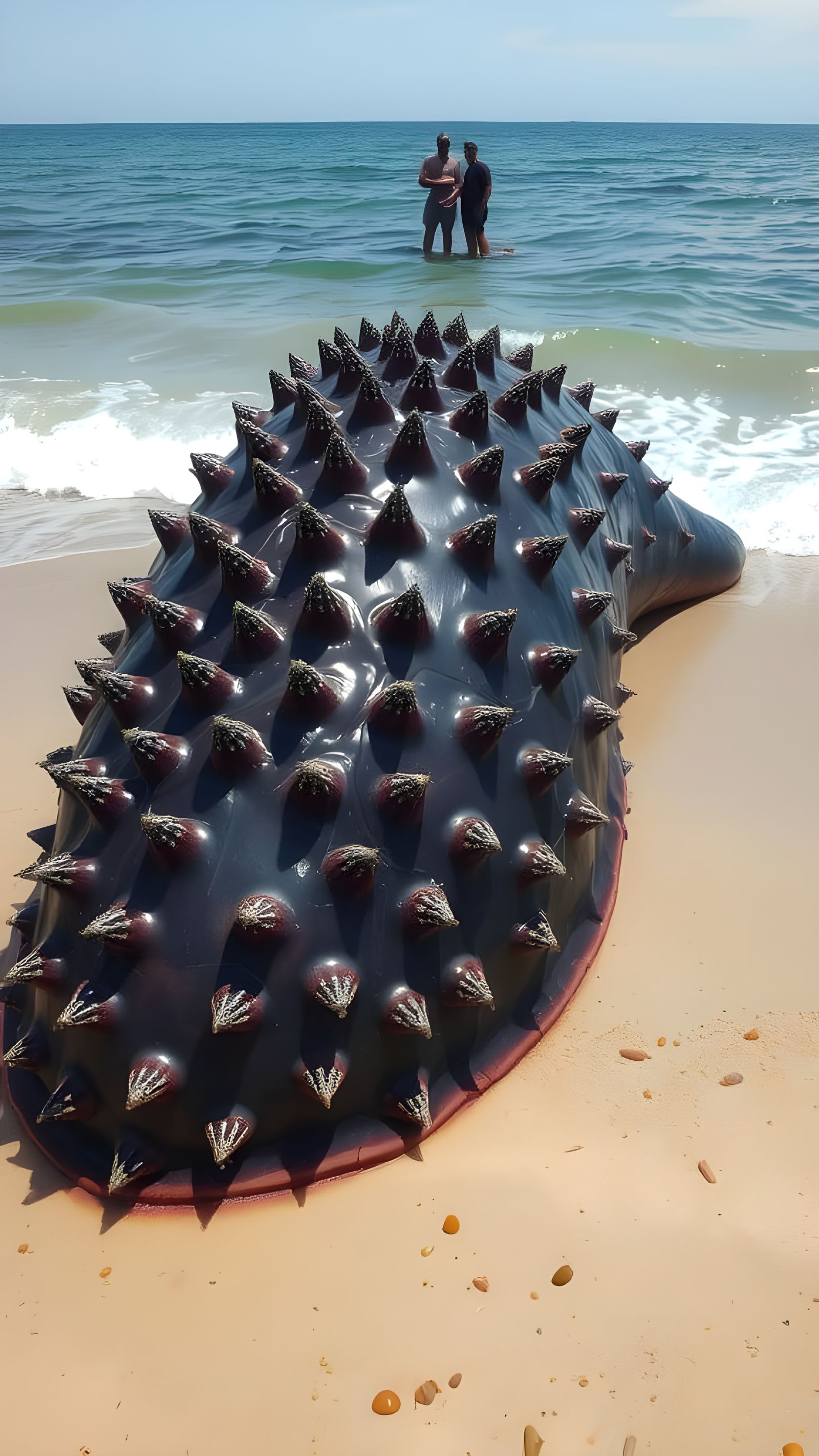 Gelatinous Sea Monster Emerges from the Depths