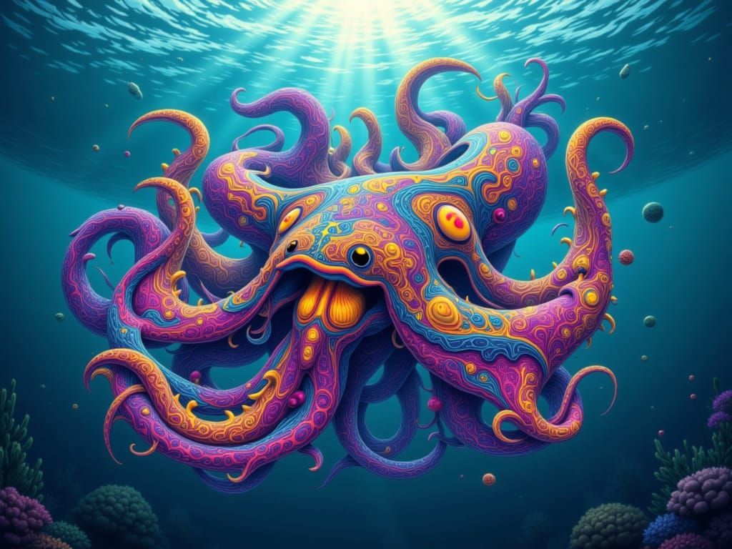 Cuttlefish Hypnotizes Prey with Psychedelic Patterns Deep Un...