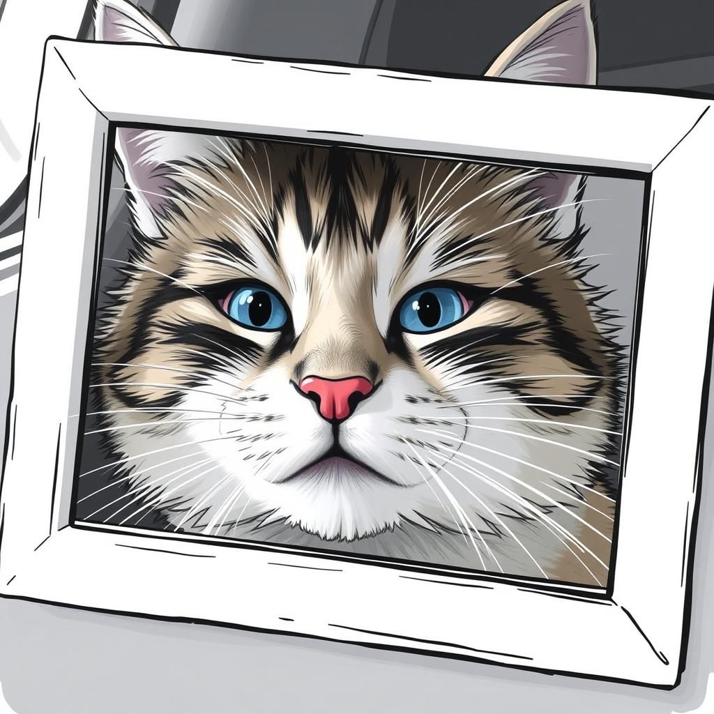 Playful Smirk: A Close-Up Image of Mischief