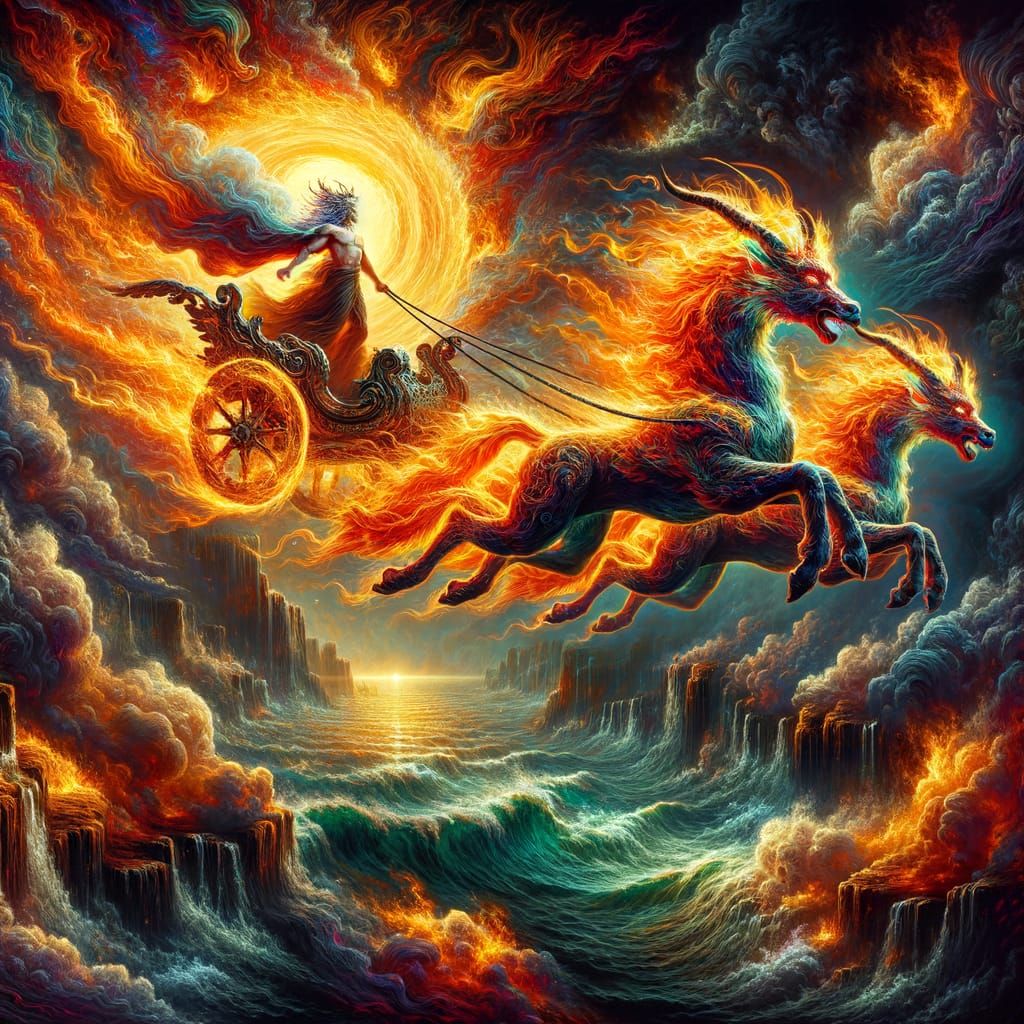 Apollo's Kirin Chariot Over the River Styx