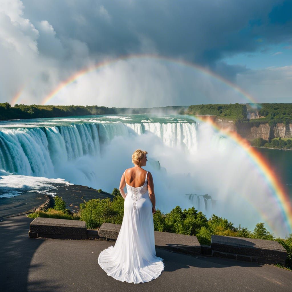 Niagara Falls Bride: Professional Photography with Bokeh
