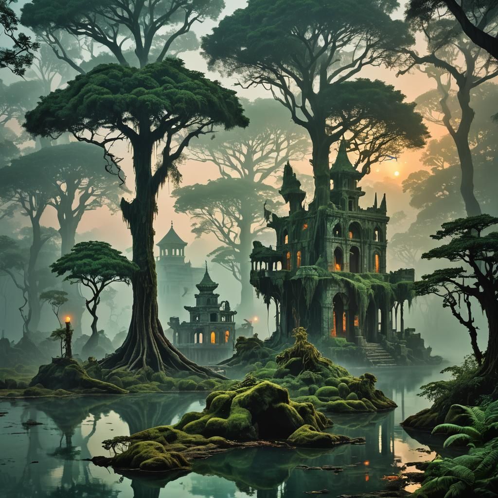 Ethereal Finnskogen: Ancient Trees in Moody Landscape