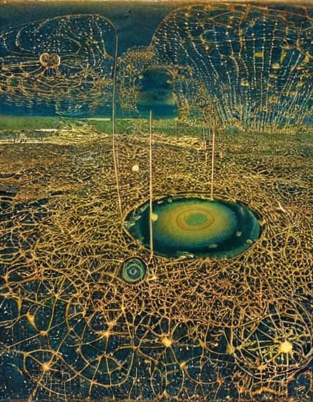 Cosmic Vortex in Vibrant Astral Colors