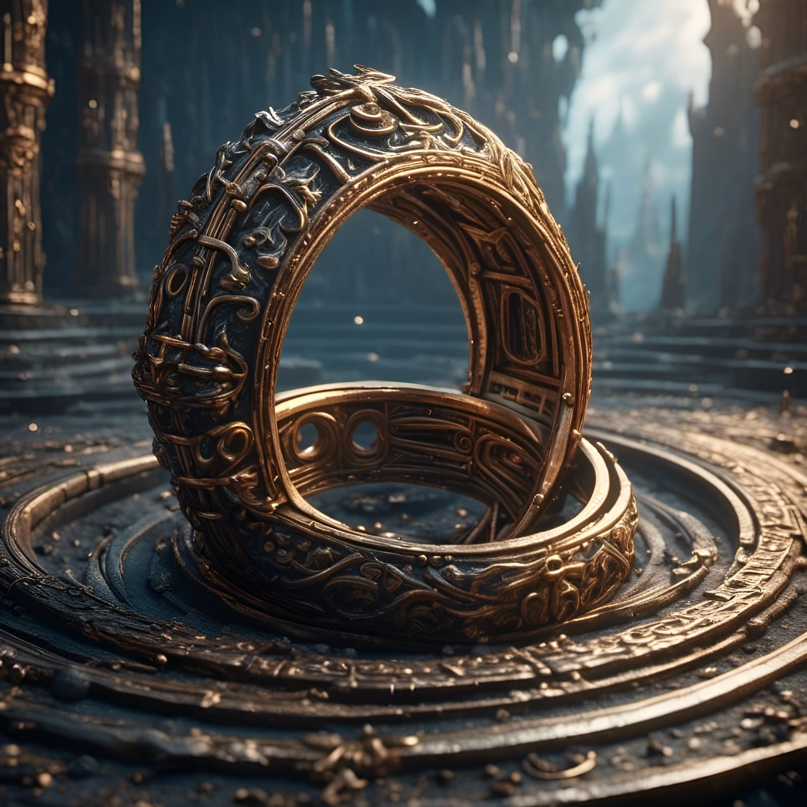 Elden Ring Fantasy Artwork in 1950s Aesthetic