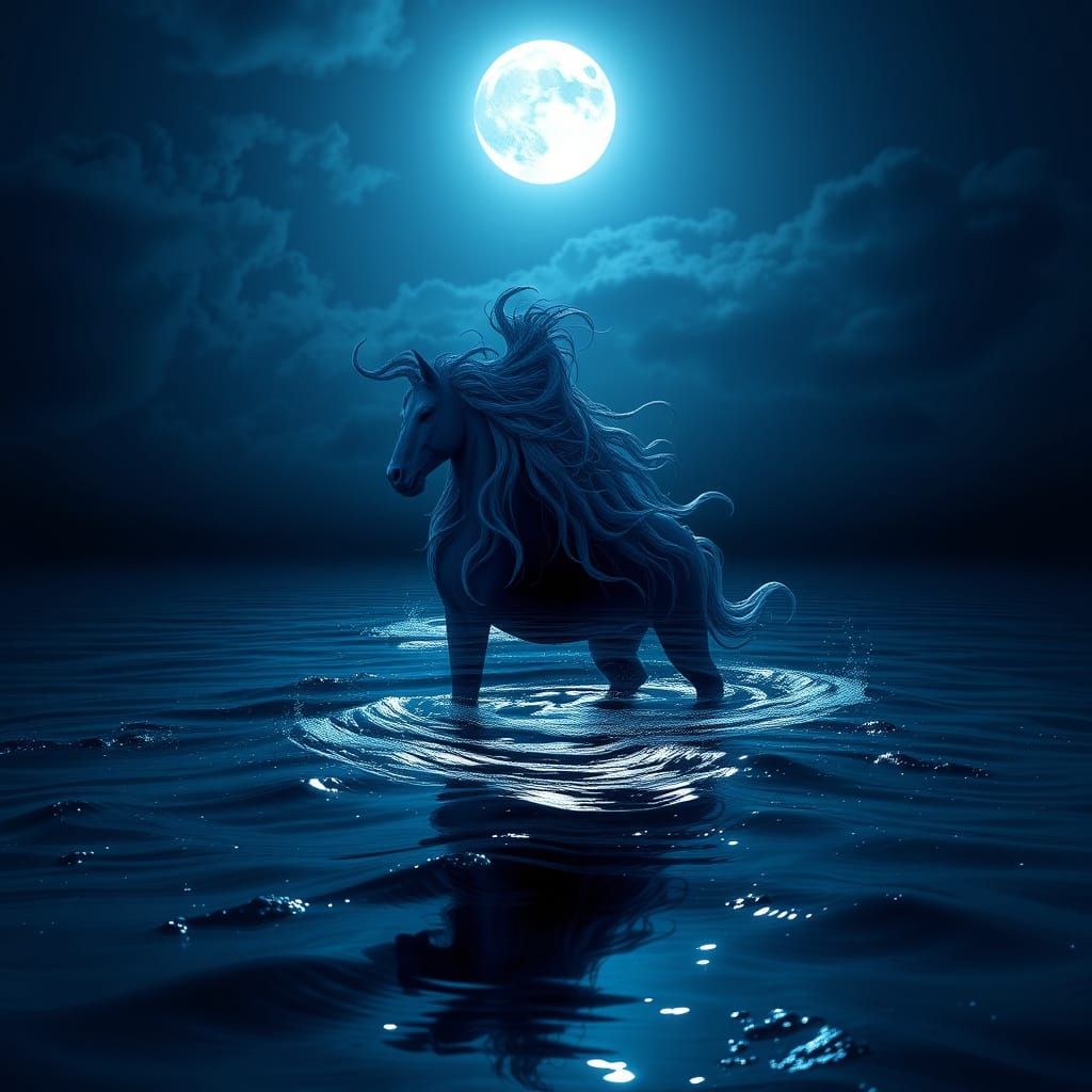 Midnight Goddess Shines Bright on the Waters