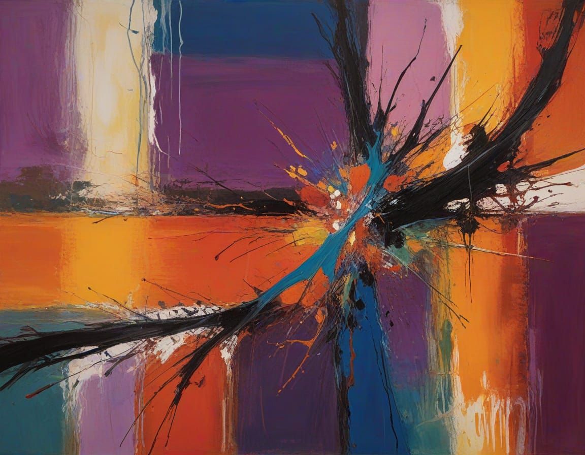 Surreal Abstract Expressionist Masterpiece