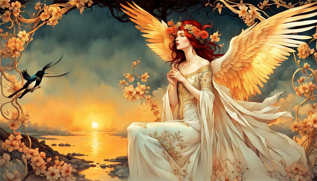 Magpie's Fiery Song: An Immortal Golden Hour