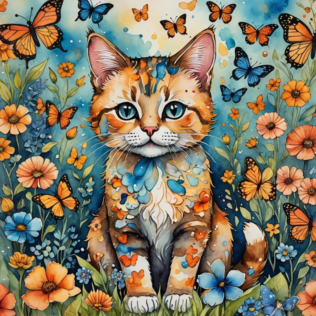 Whimsical Kitty 04