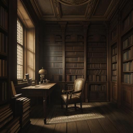 Nostradamus Portrait in Baroque Style with Dutch Lighting