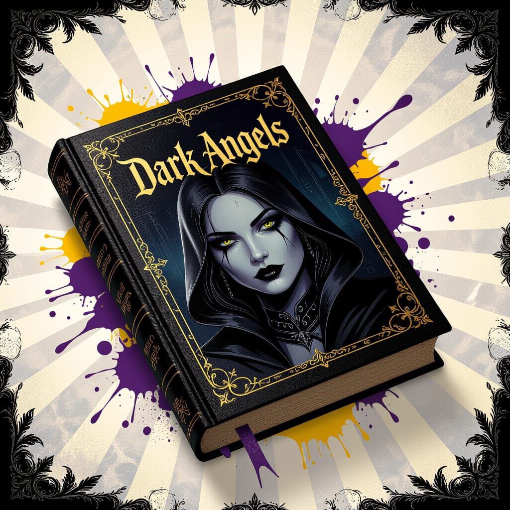 Dark Angels Book in Mysterious Room