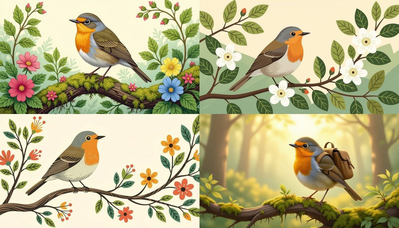 AI Image of a Proud Robin