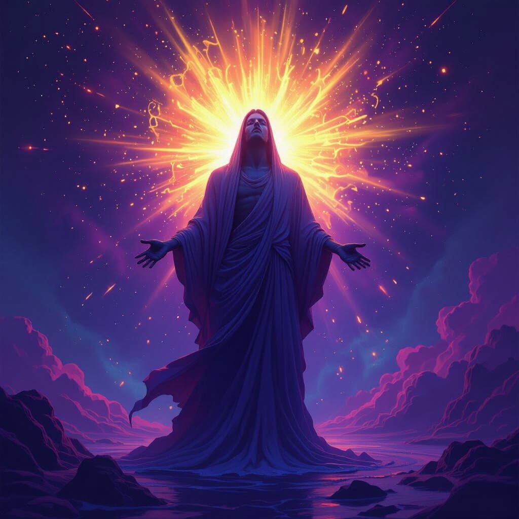 Spiritual Awakening as Cosmic Energy Burst