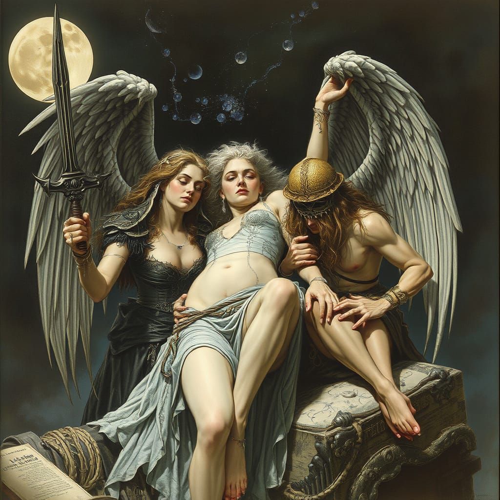 Fantasy Illustration in Comic Book Style