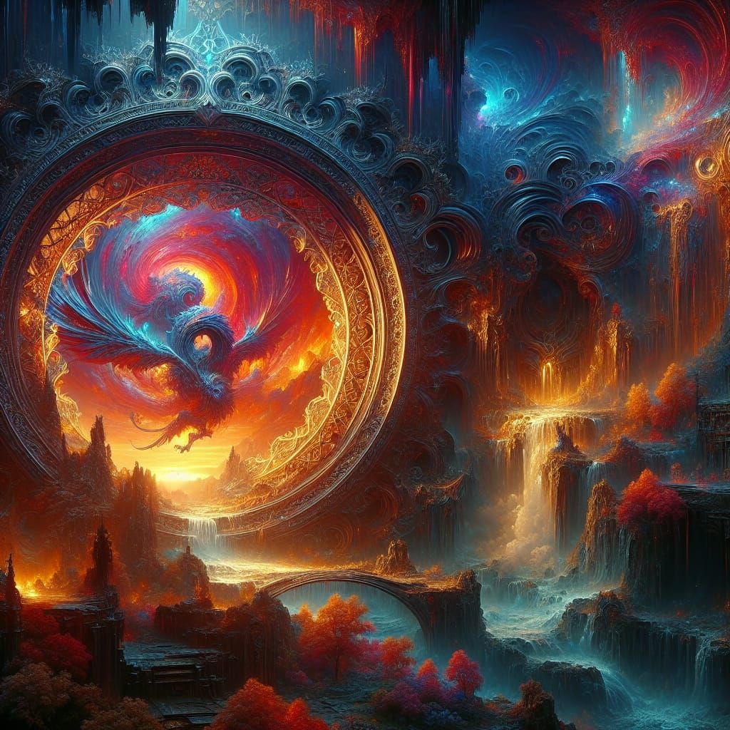 Fantasy Matte Painting for Unreal Engine Splash Screen