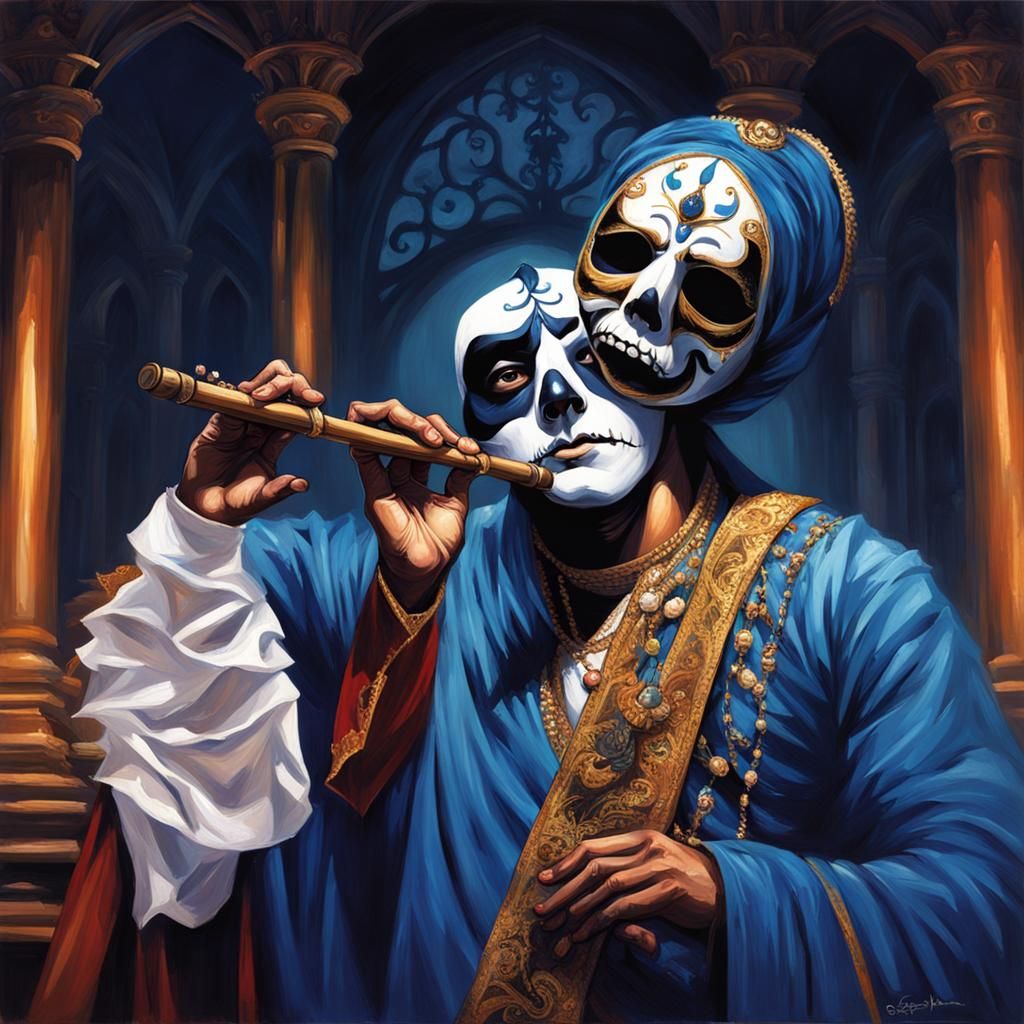 Phantom of the Opera as Krishna