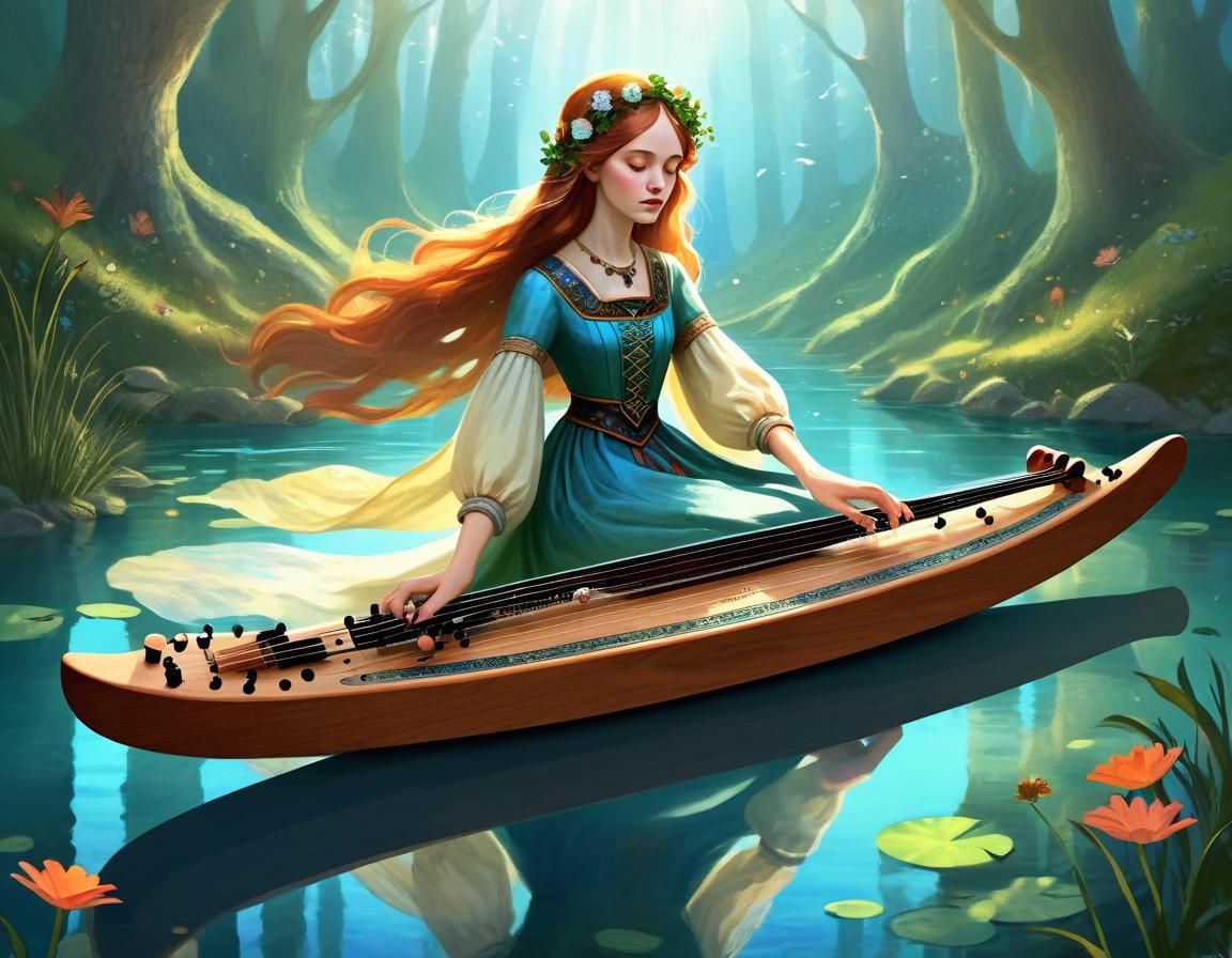 Damsel's Dulcimer Symphony in Surreal Worlds