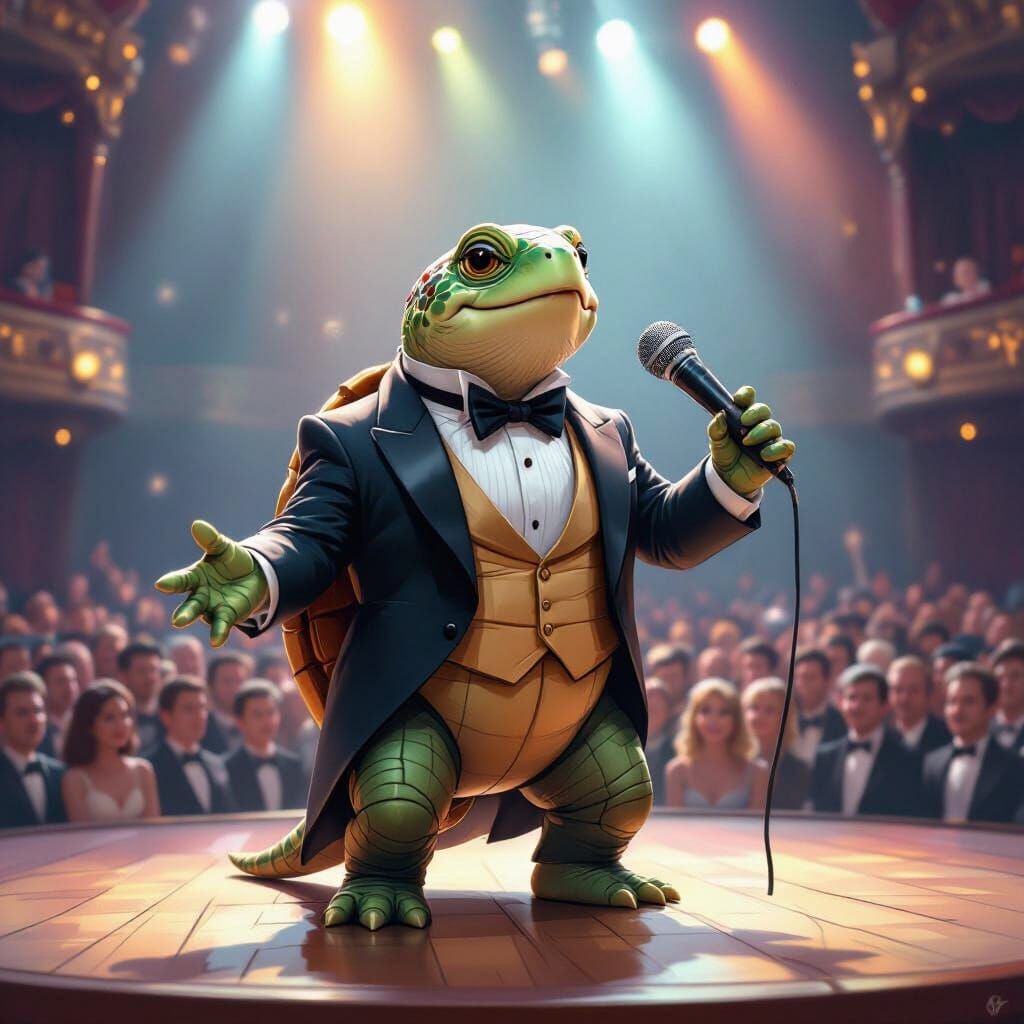 Turtle Singer on Grand Theater Stage