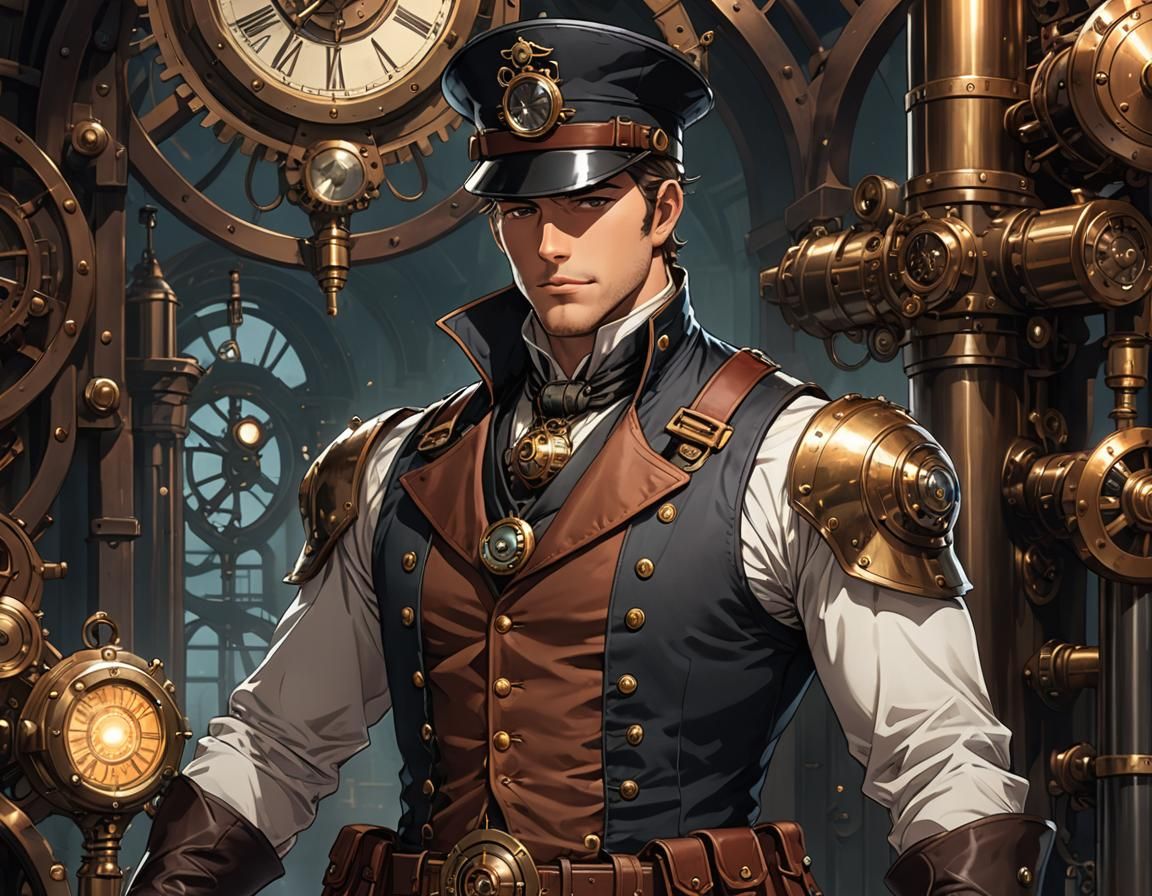 Captain Orwell Chesterton, Captain of US Zepplin, The Pathfi...