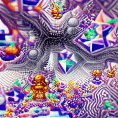 Psychedelic Universe on Gameboy in Geometric Maximalism