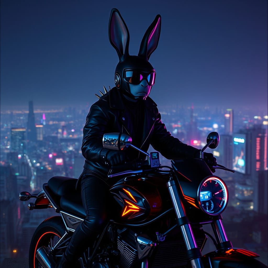 High-Octane Cyberpunk Cyber Rabbit Takes Control