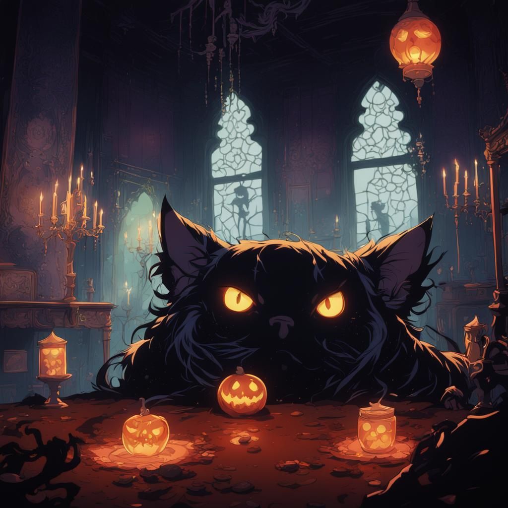 Anime Friends Explore Creepy Mansion