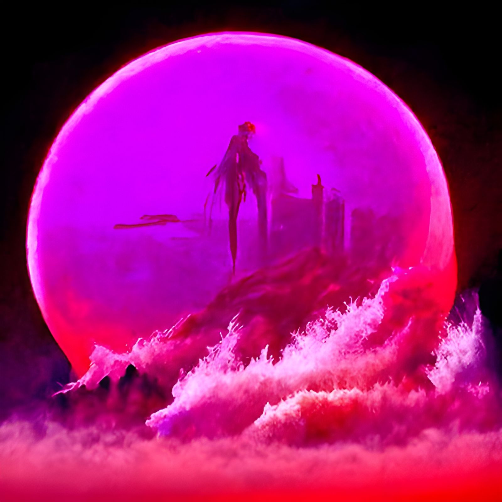 Pink Moon Setting: Sinister Cyberpunk Fantasy