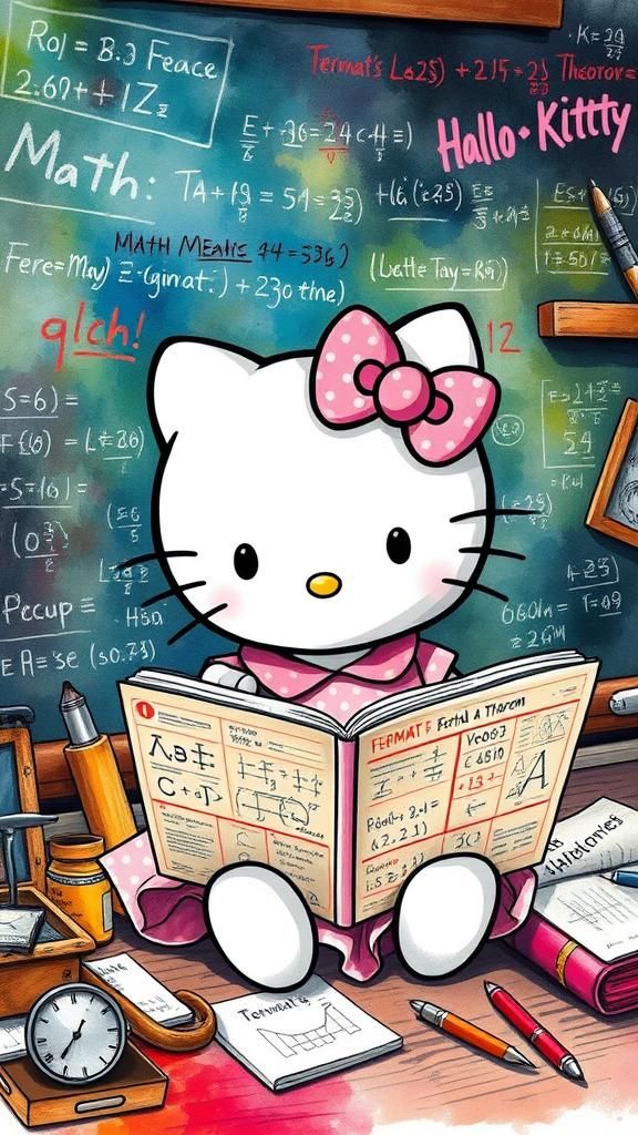 Hello Kitty's Math Adventure: Comic-Book Style