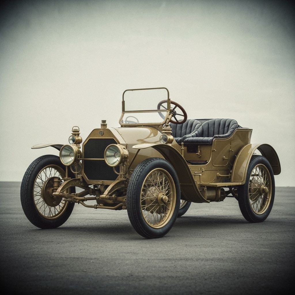 1909 Lorraine-Dietrich Grand Prix Car Cinematic Film Still