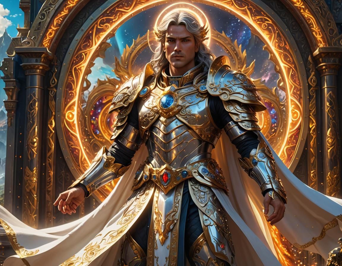 Divine Servant Purifies World with Sacred Light