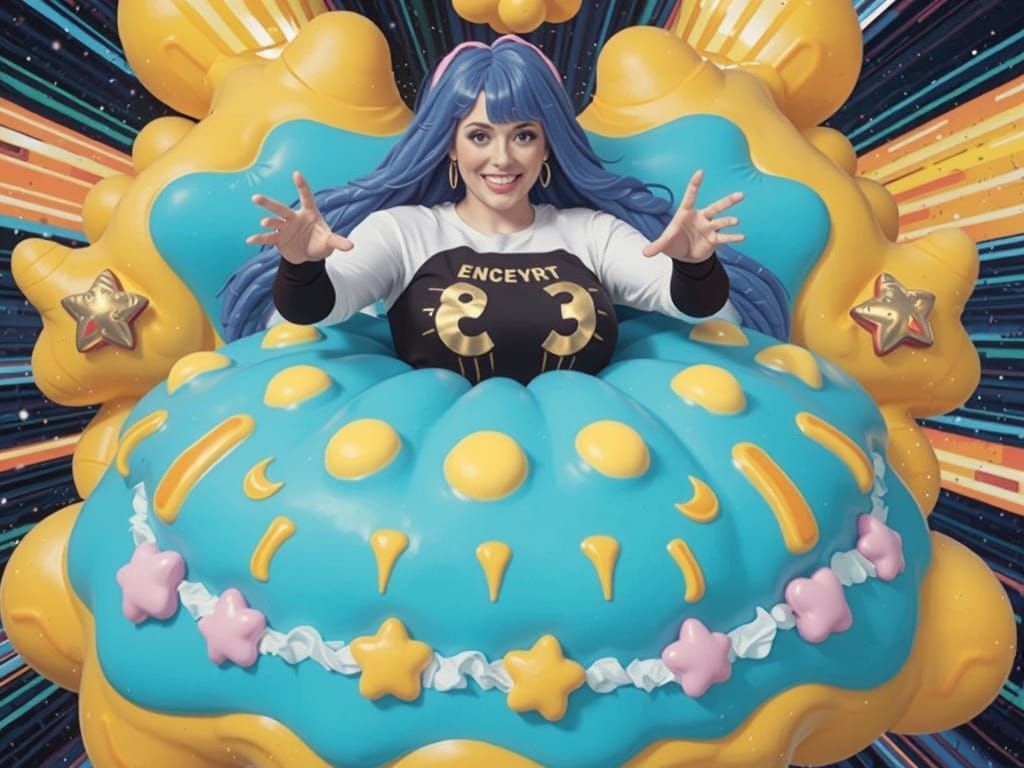 Large Blob Sensation Superstar: Sharp DSLR Portrait