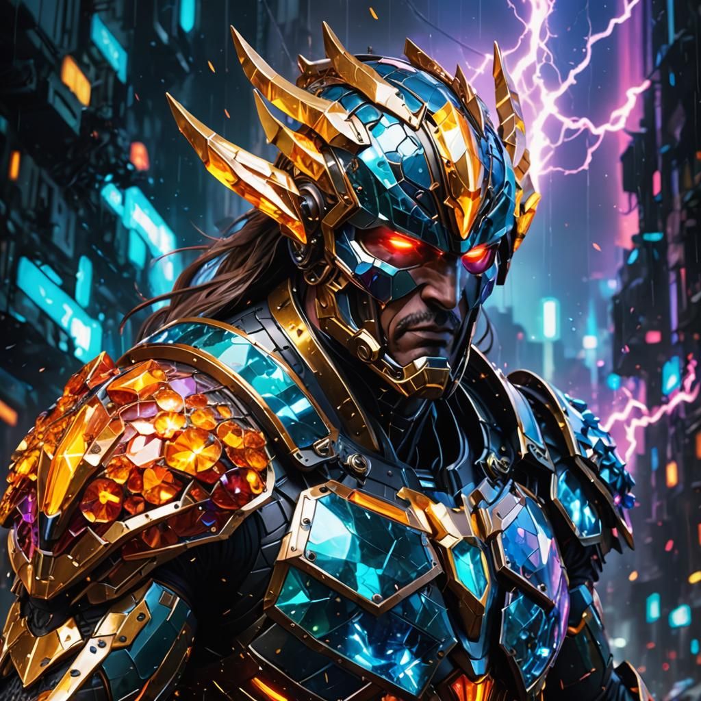 Bejeweled Titan in Armored Organic Form