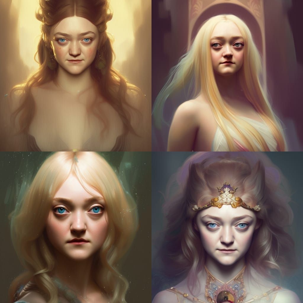 Detailed Portrait of a Fantasy Princess