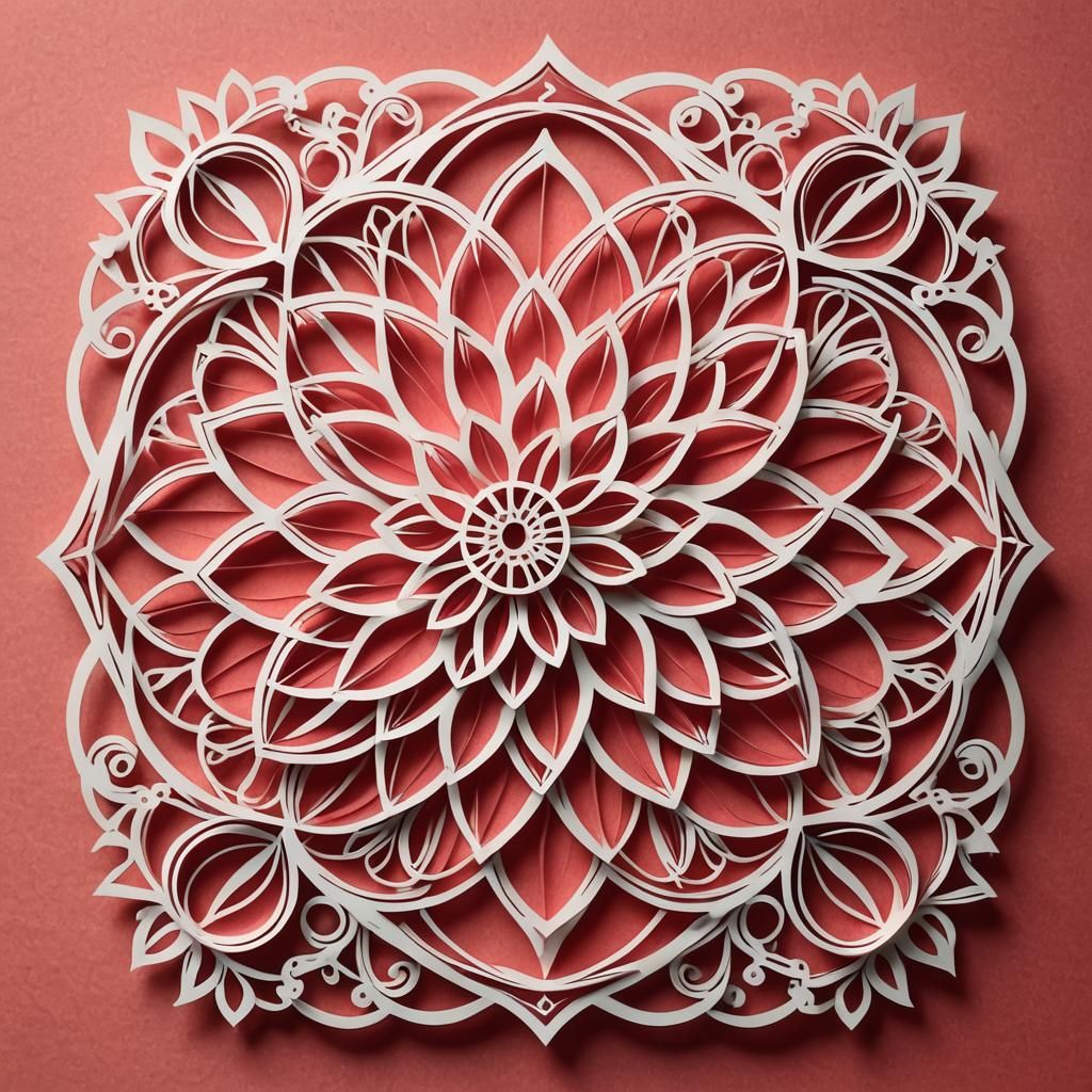 Intricate Kirigami Paper Art Design