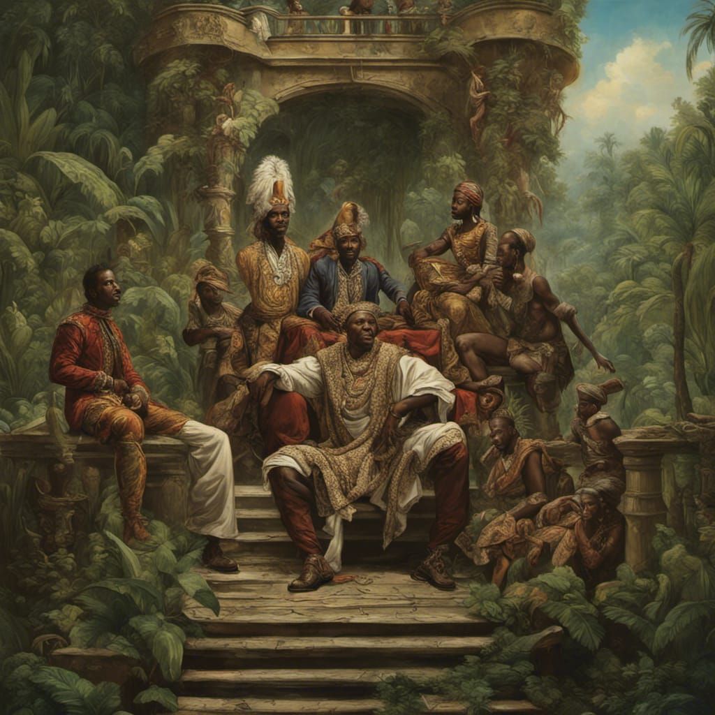 Opulent Sultan on Jungle Throne: Colonial Paradox