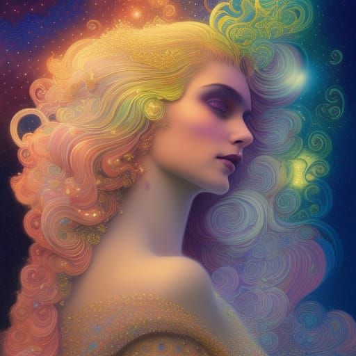 Strawberry Shortcake as Celestial Crescent Moon Goddess