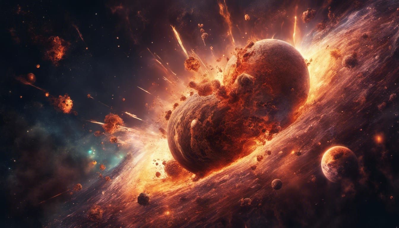 Birth of Planets: Explosion in Deep Space