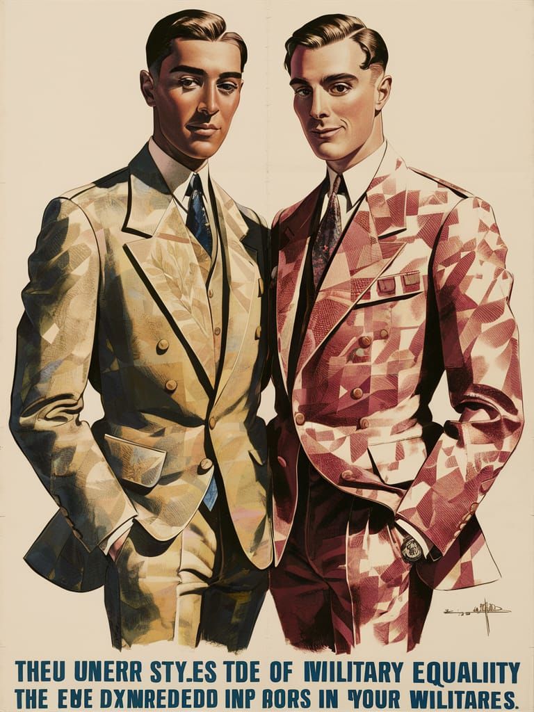 A 1930’s recruitment poster for the British Military featuri...