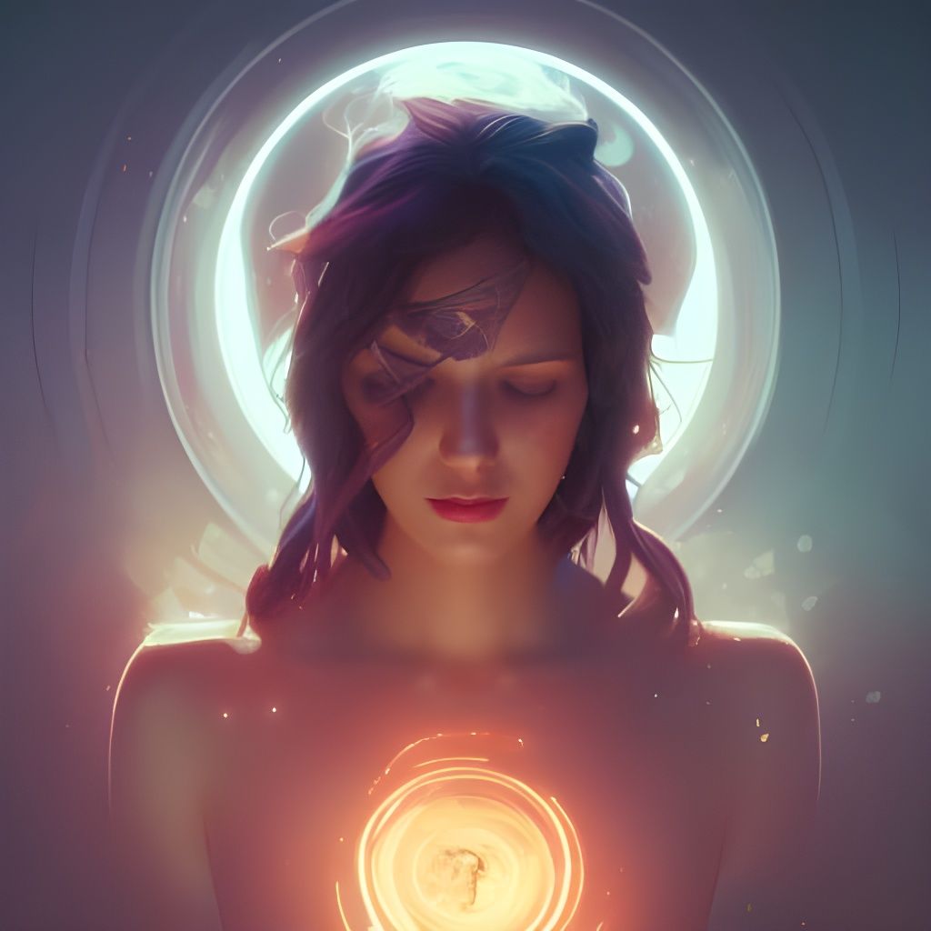 Detailed Portrait of a Time Witch in Digital Art Style