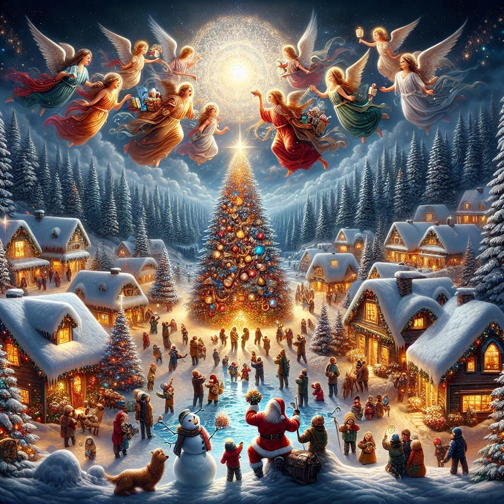 Winter Wonderland Village Celebrates Christmas with Joy and....