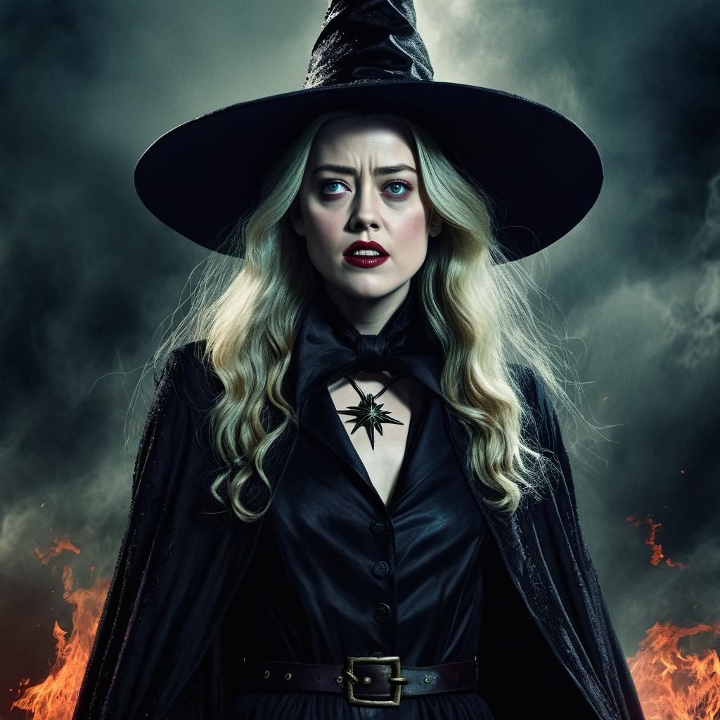 Eerie Witchcraft: A Dark Magic Depiction