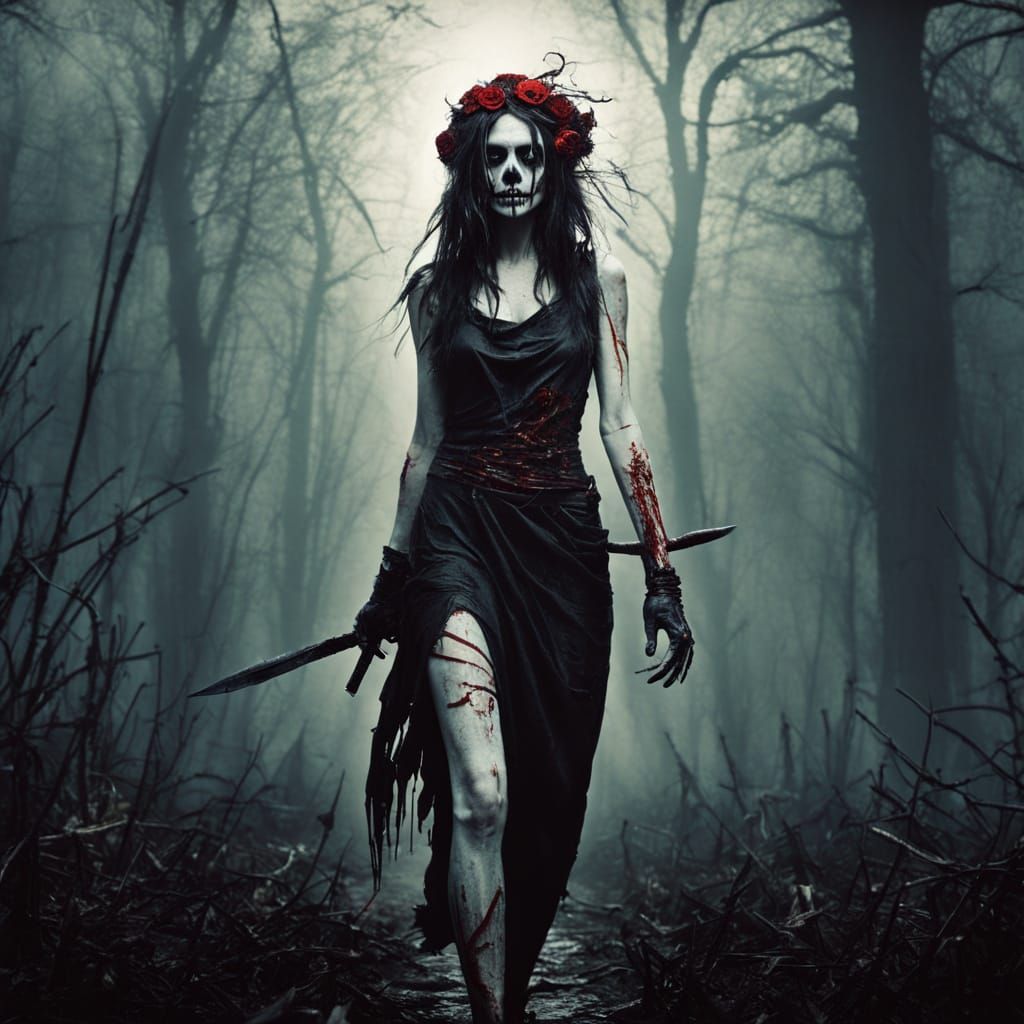 The Haunting Image of a Living Dead Girl