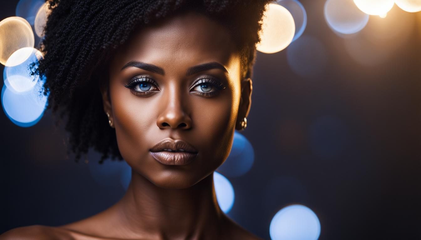 Striking Portrait of a Beautiful Black Woman