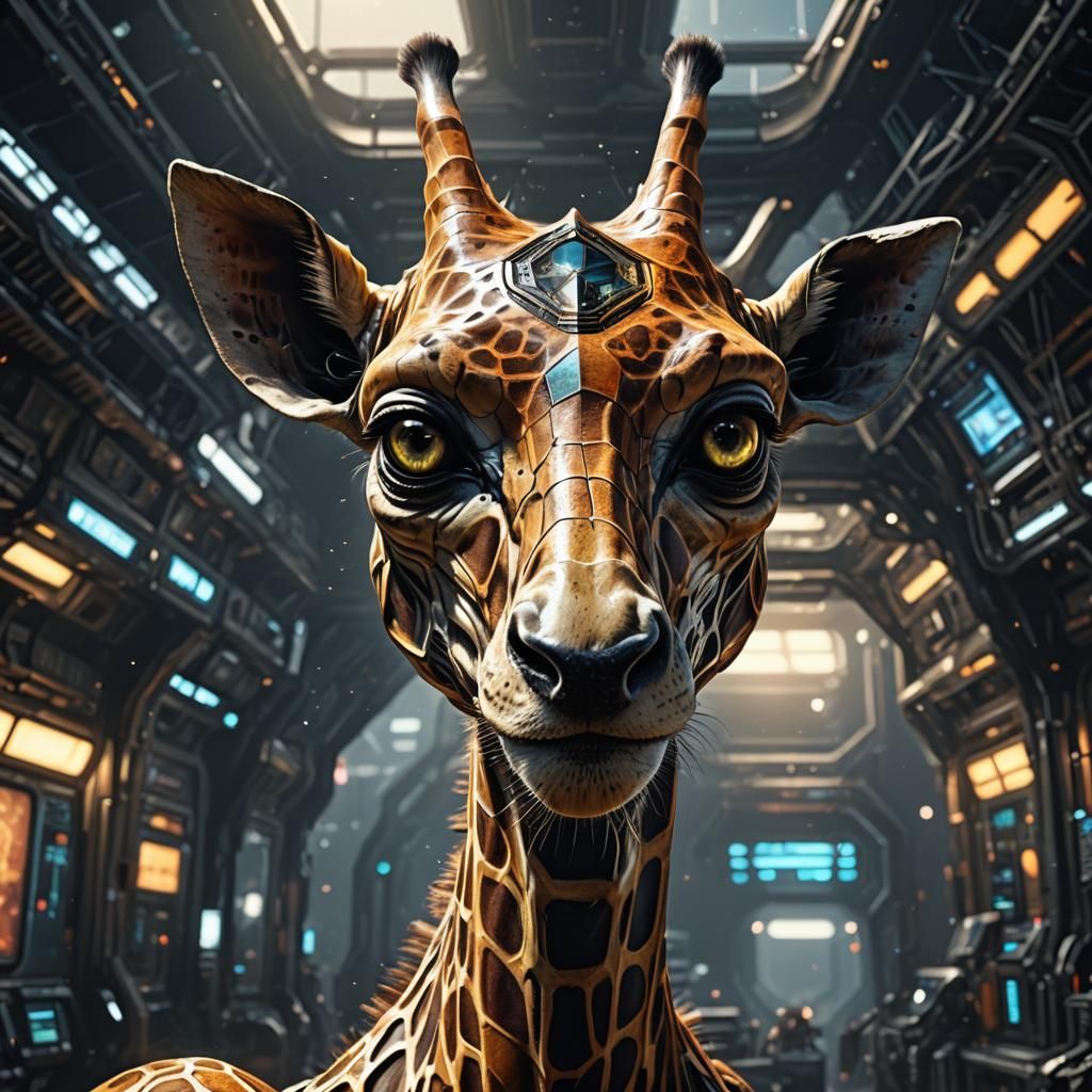 Girafe alien