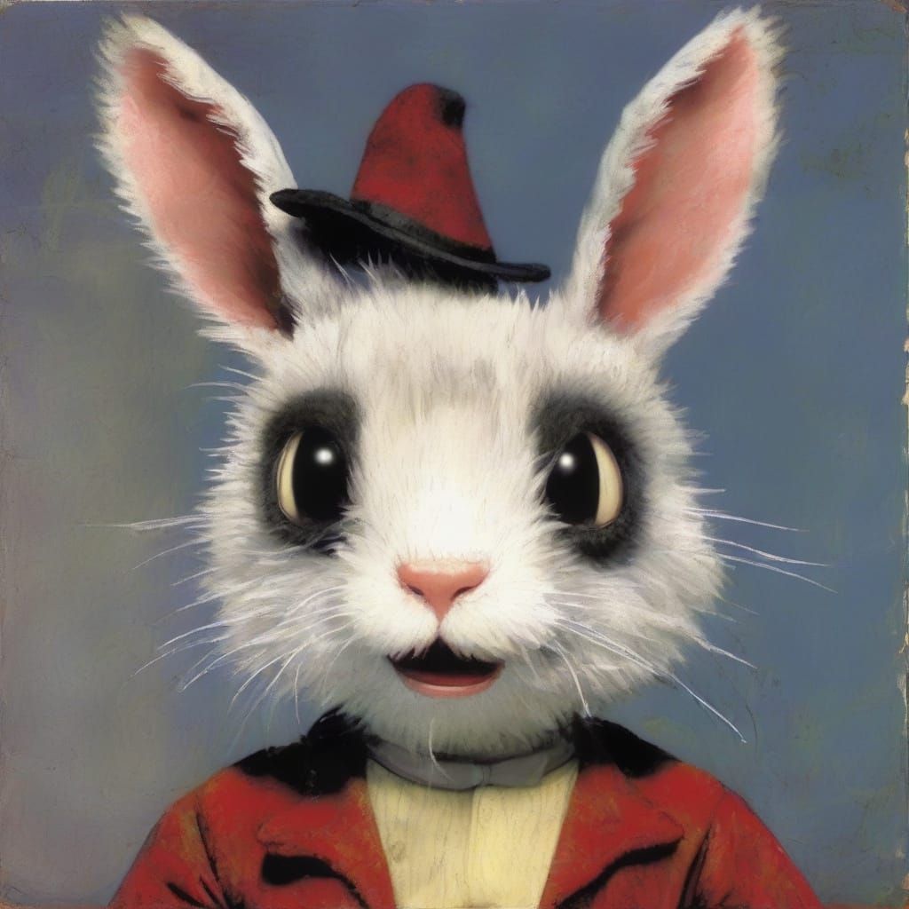 Dark Anime Rabbit in Rebellion