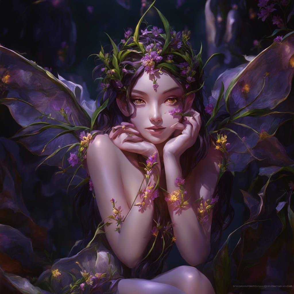 Vibrant Satureya Plant in Golden Hour Light