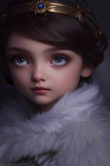 Filigree Gremlin Portrait in Overgrown Faerie Circle