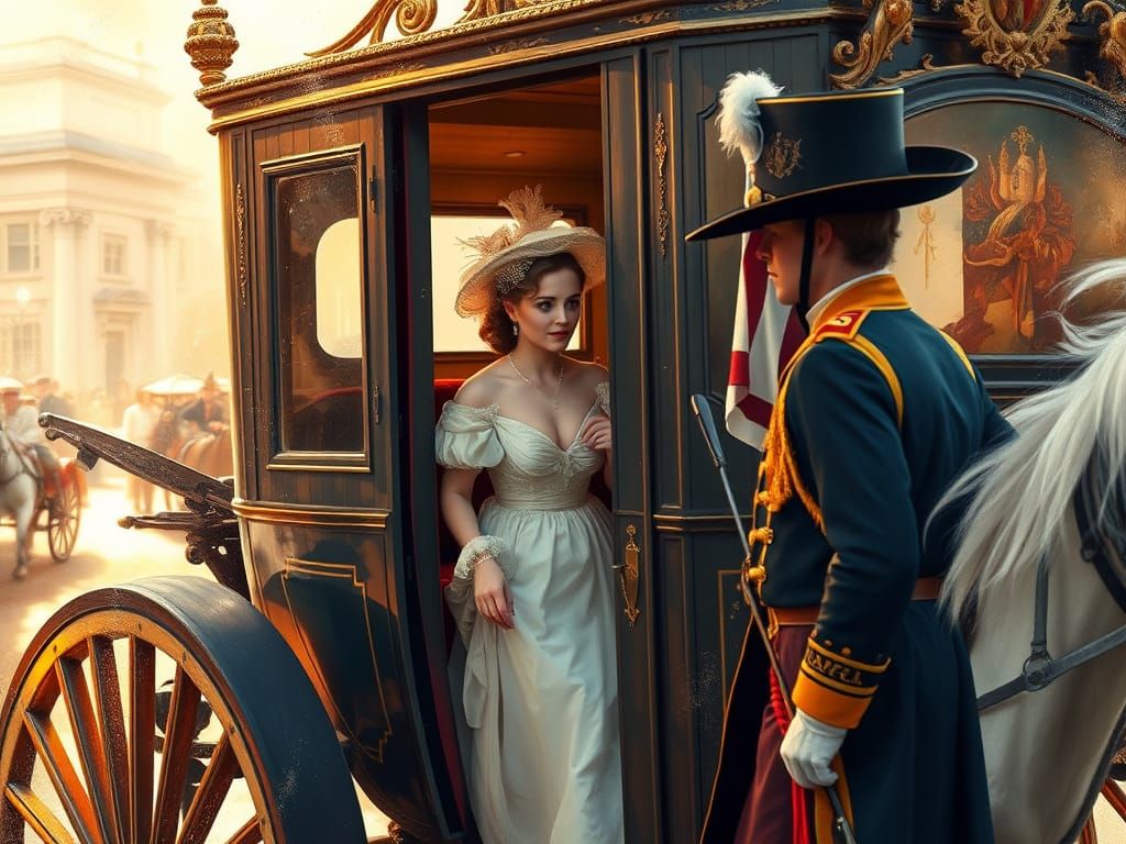 Elegant 18th Century Carriage Ride in London